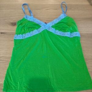 VTG Pink Victoria's Secret Camisole with Lace